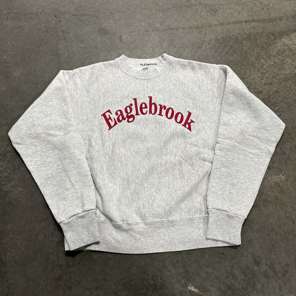 Vintage Reverse Weave Style Soffe Super Sweats Eaglebrook Crewneck Sweatshirt L